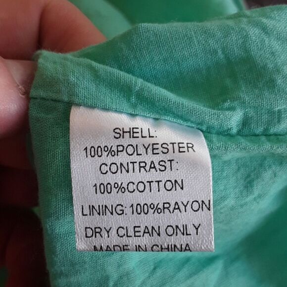 Hazel Boho Green Embroidered Boho Tunic Fairycore Romantic Festival Cott… - Picture 6 of 7